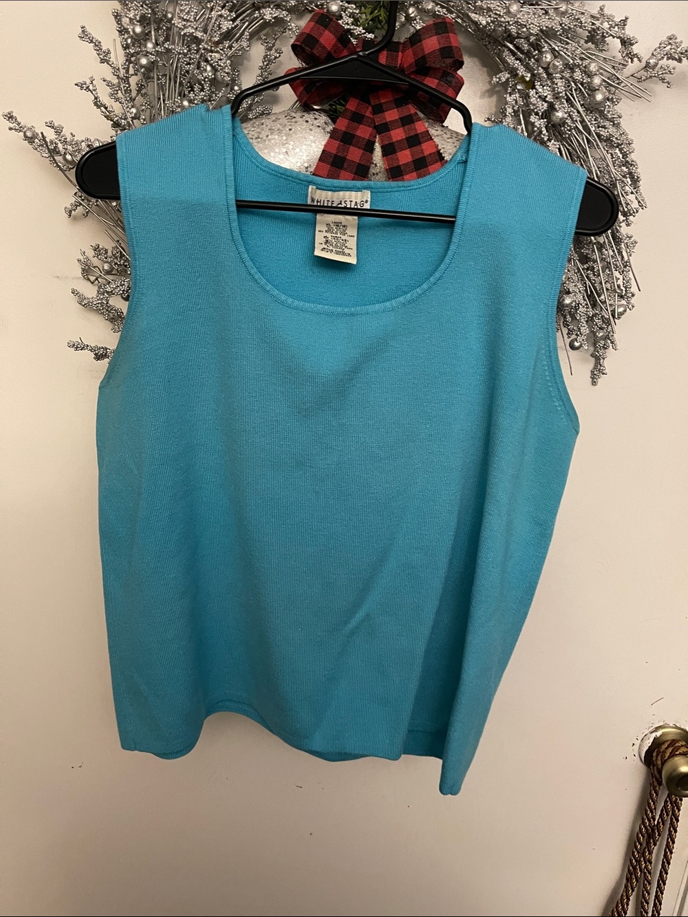 White Stag Turquoise Scoop Neck Sleeveless Tank